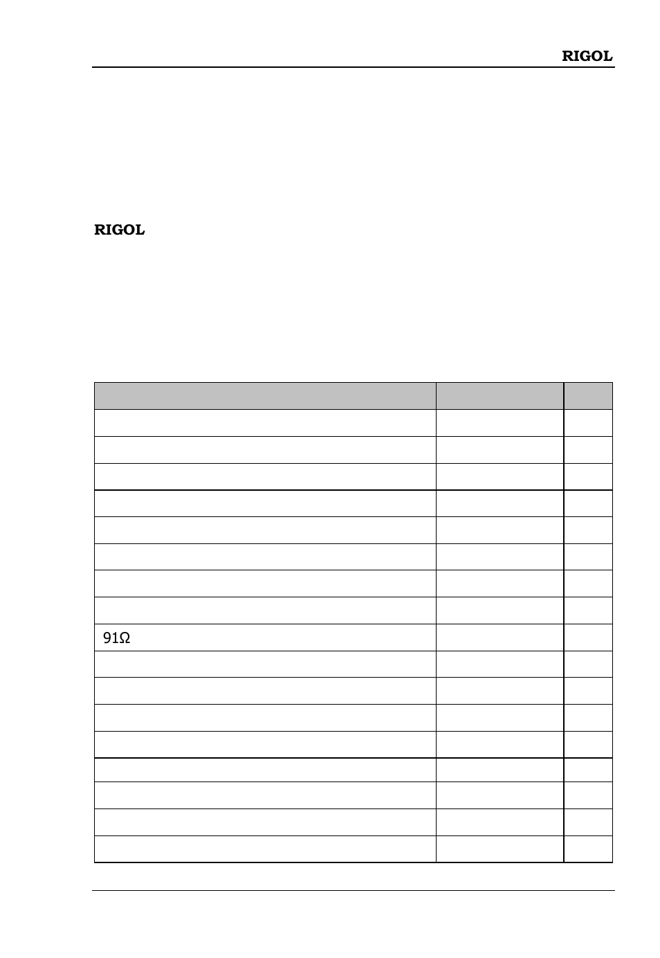 Accessories and options | RIGOL DS6000 Series User Manual | Page 41 / 63