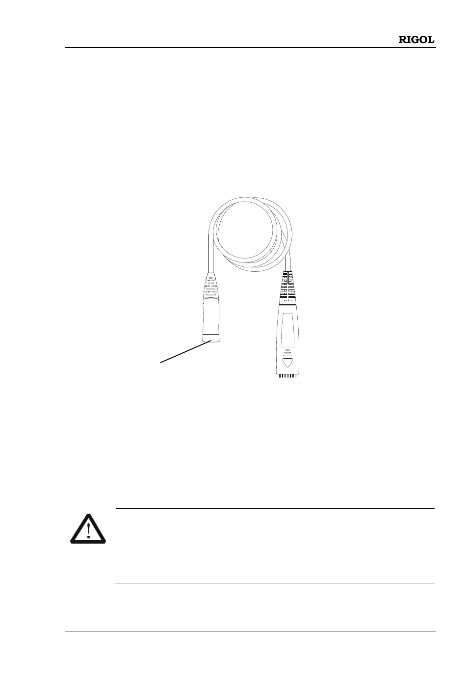 Active probe amplifier, Active probe amplifier probe head | RIGOL DS6000 Series User Manual | Page 43 / 63