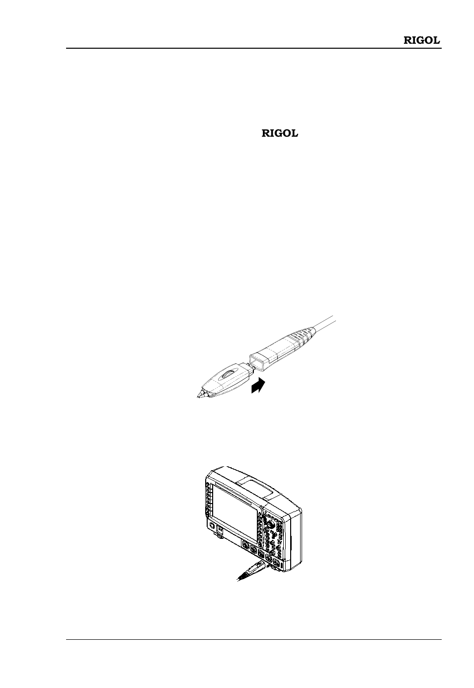 To connect to the oscilloscope | RIGOL DS6000 Series User Manual | Page 49 / 63