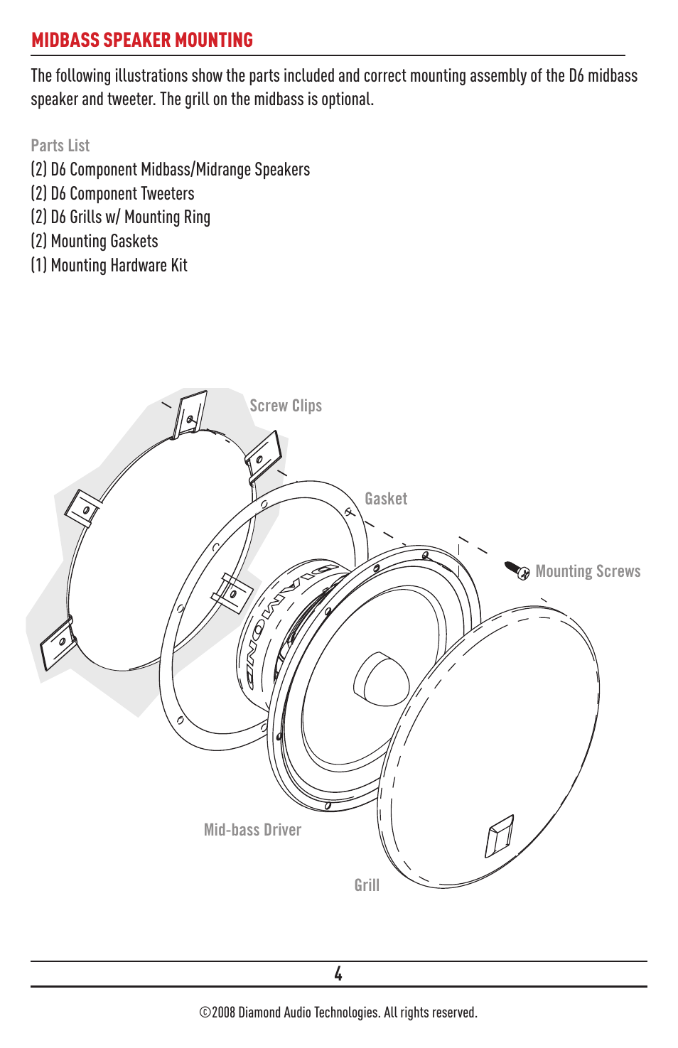 Diamond D652 User Manual | Page 4 / 8