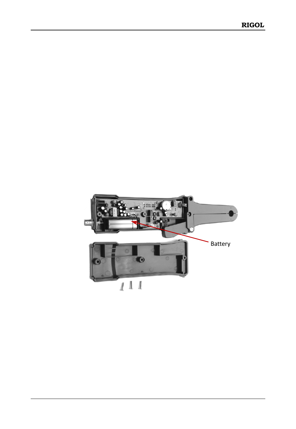 Maintenance, Battery | RIGOL DS6000 Series User Manual | Page 37 / 45