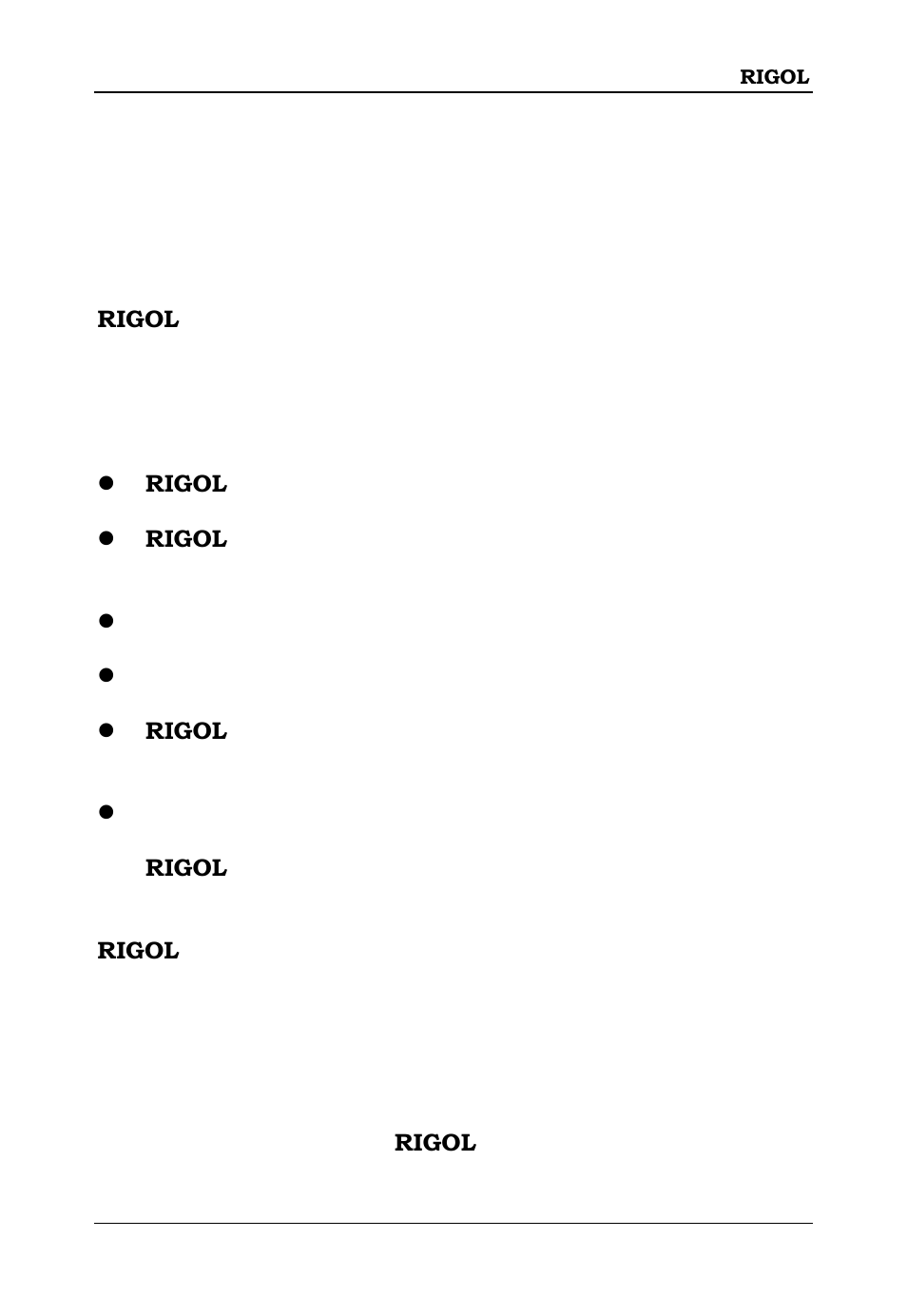 Guaranty and declaration | RIGOL DS6000 Series User Manual | Page 23 / 42