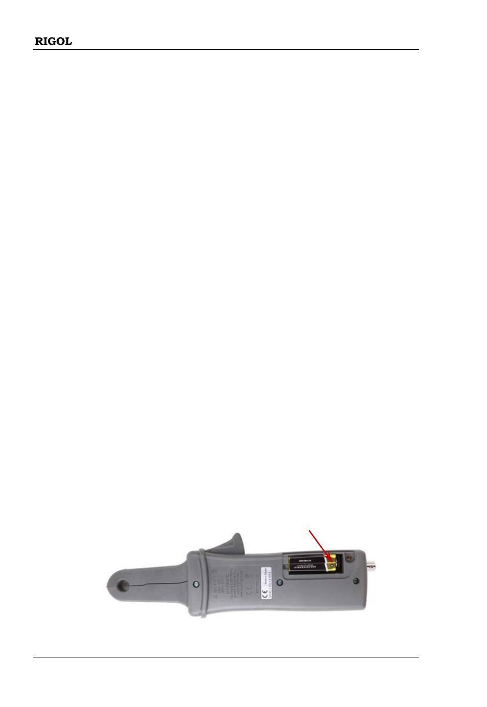 Maintenance, Battery, To install the battery | Battery to install the battery | RIGOL DS6000 Series User Manual | Page 36 / 44
