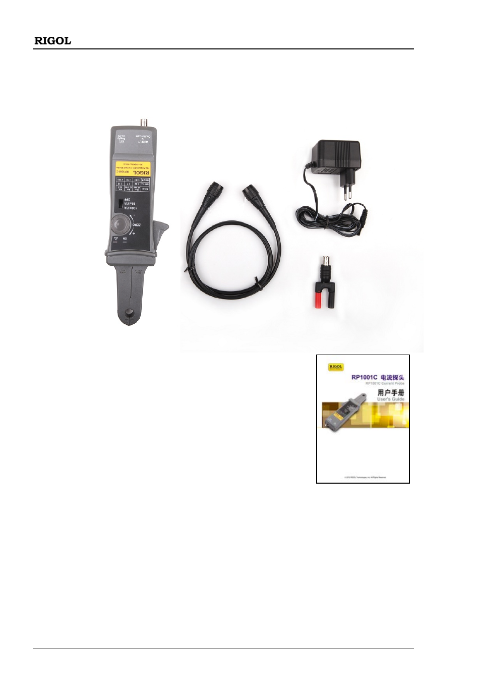 Accessories | RIGOL DS6000 Series User Manual | Page 42 / 44