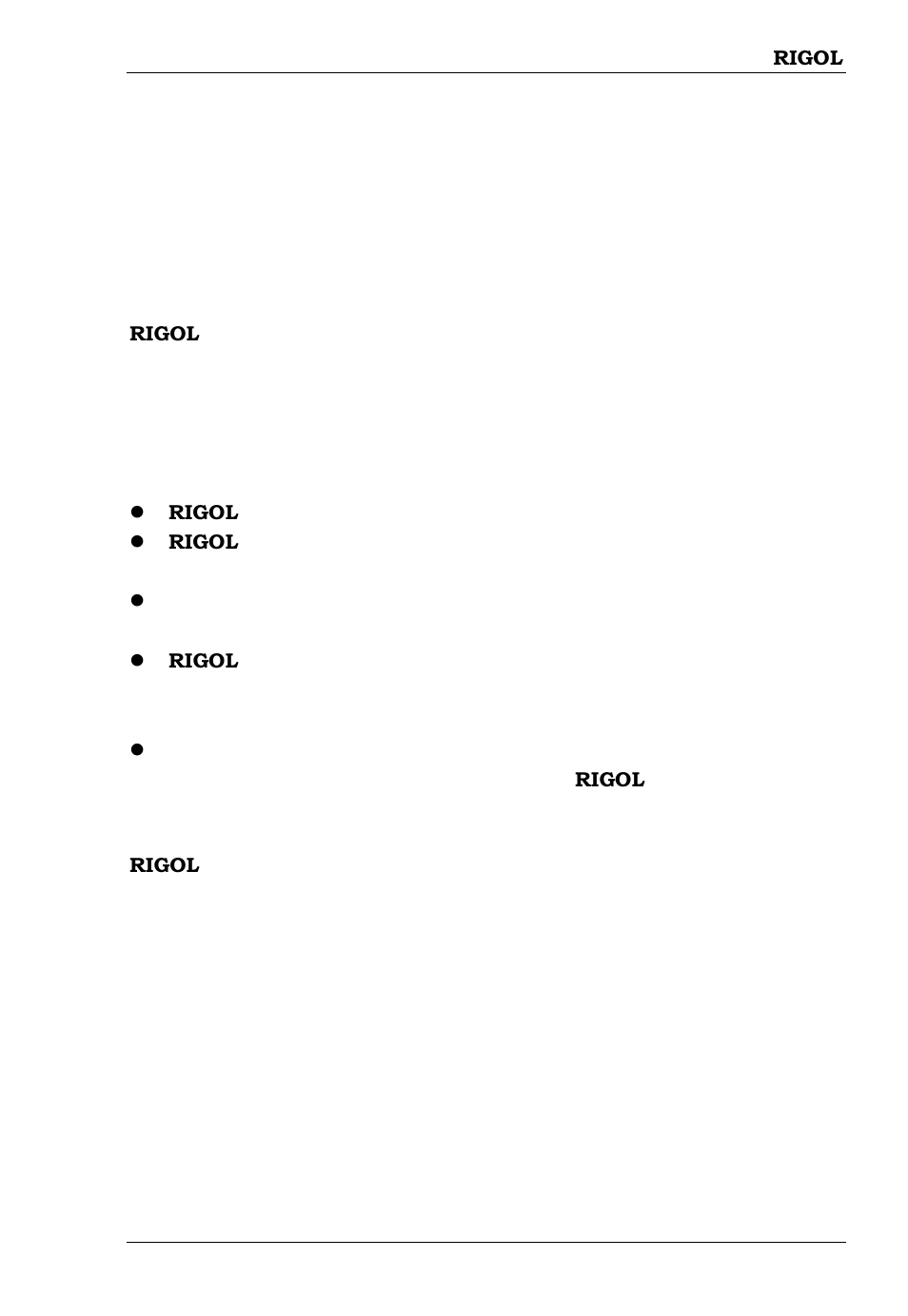 Guaranty and declaration | RIGOL DS6000 Series User Manual | Page 27 / 49