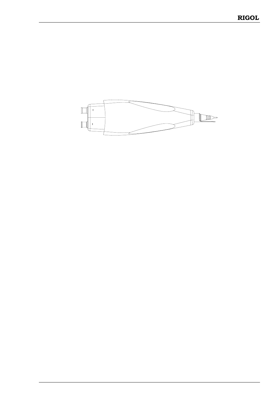 Probe head | RIGOL DS6000 Series User Manual | Page 37 / 49