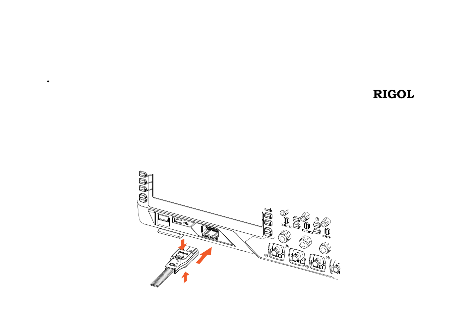 The using method of the logic probe | RIGOL MSO/DS4000 Series User Manual | Page 9 / 16