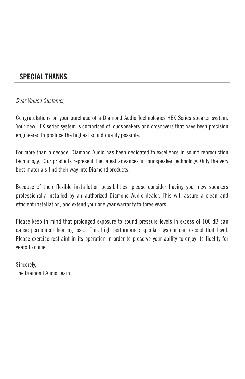 Product owners manual components, Features, Mid-bass speaker connection | Mounting, Crossovers, Component system connection, Way system connection thiele/small parameters, Physical dimensions, Phone, Service/tech support | Diamond S400 User Manual | Page 2 / 8