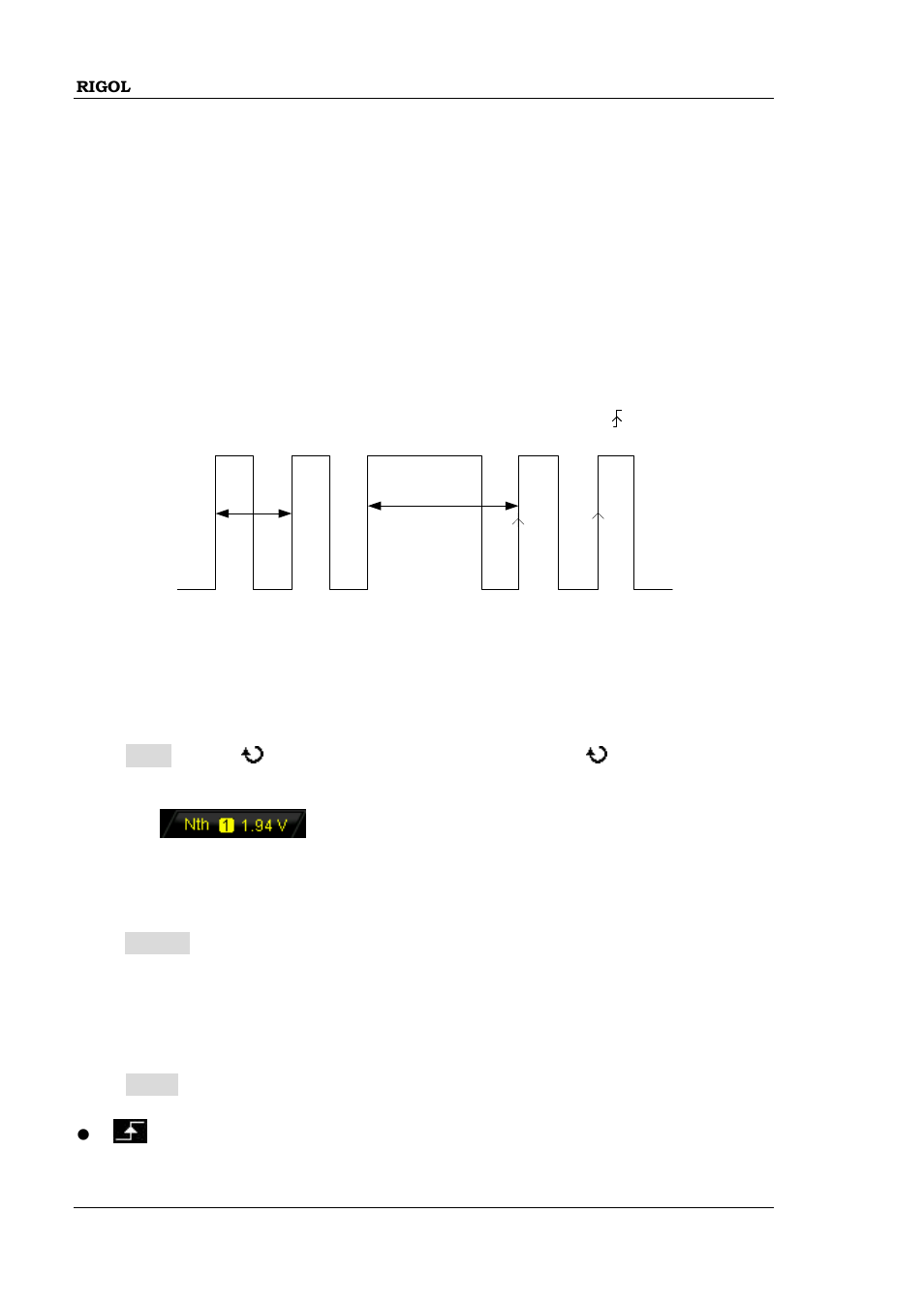 Nth edge trigger (option), Nth edge trigger (option) -18 | RIGOL MSO/DS2000A Series User Manual | Page 104 / 317