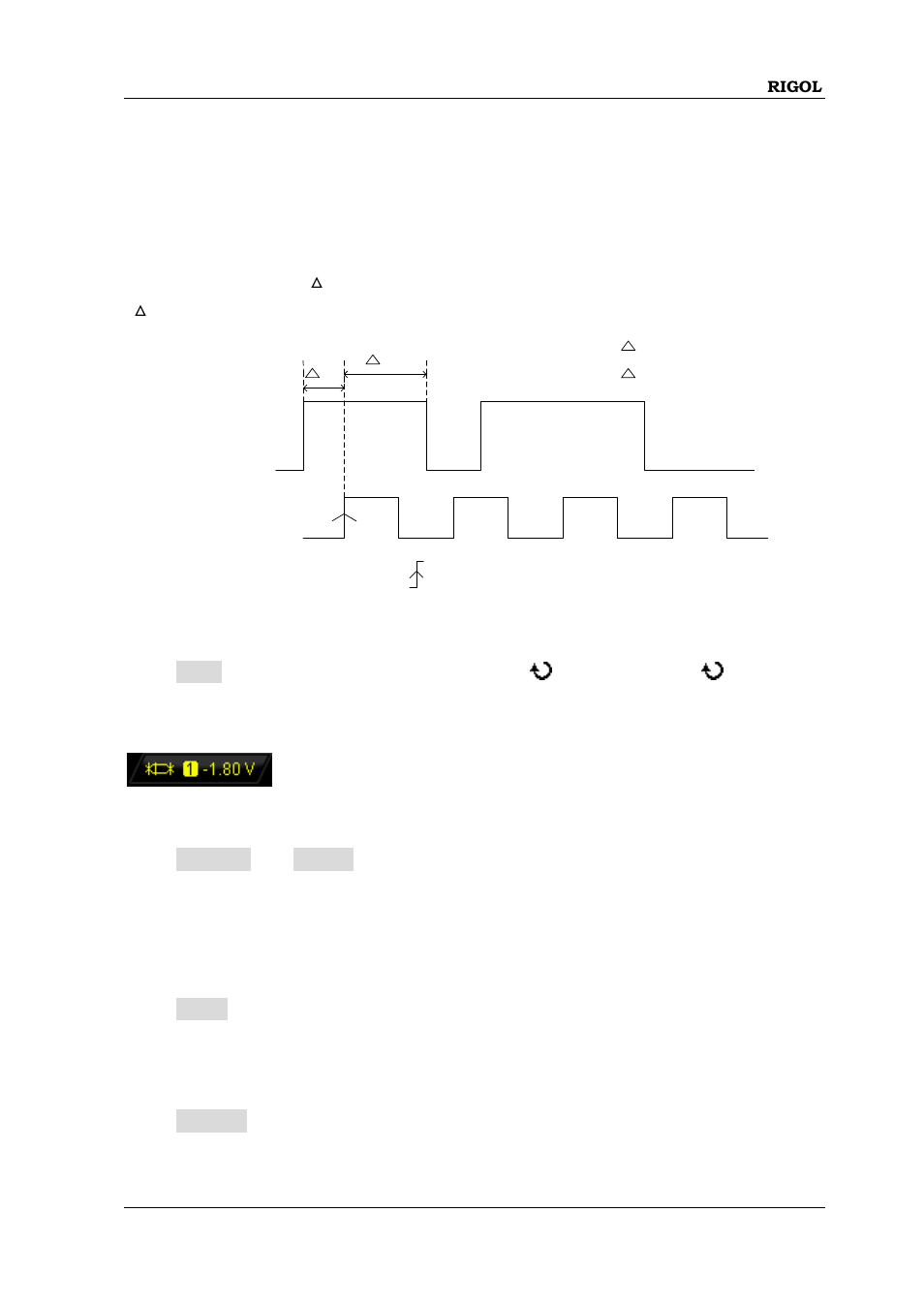 Setup/hold trigger, Setup/hold trigger -35 | RIGOL MSO/DS2000A Series User Manual | Page 121 / 317