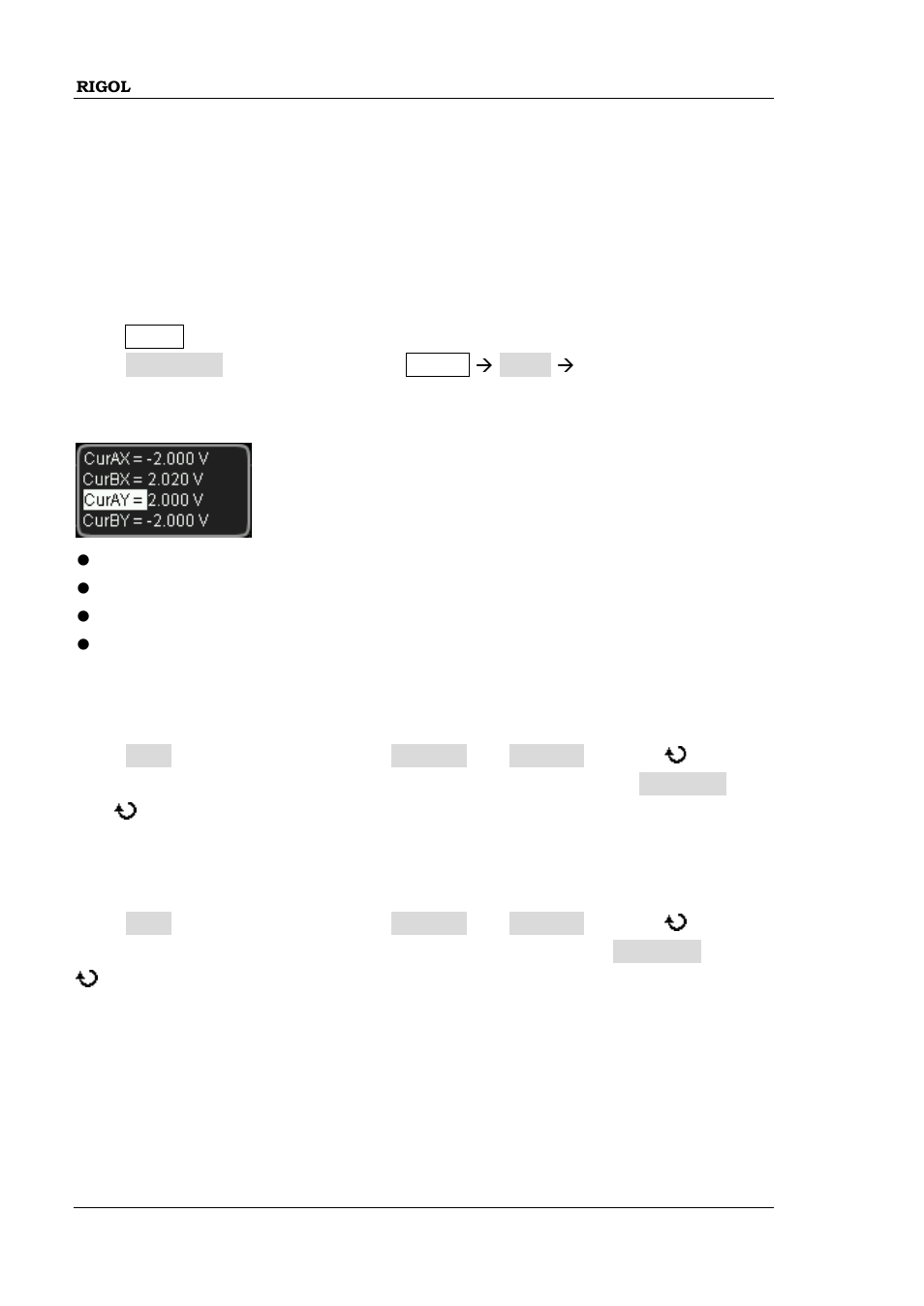 X-y mode, X-y mode -34 | RIGOL MSO/DS2000A Series User Manual | Page 170 / 317