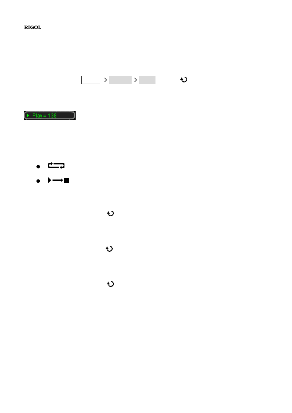 Waveform playback, Waveform playback -6 | RIGOL MSO/DS2000A Series User Manual | Page 212 / 317