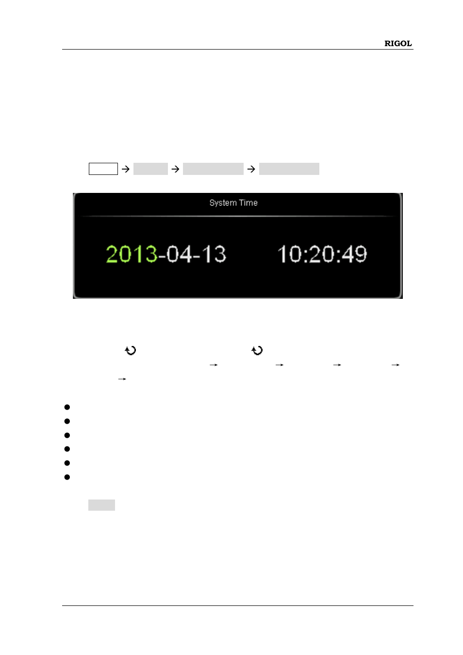 System time, System time -9 | RIGOL MSO/DS2000A Series User Manual | Page 277 / 317