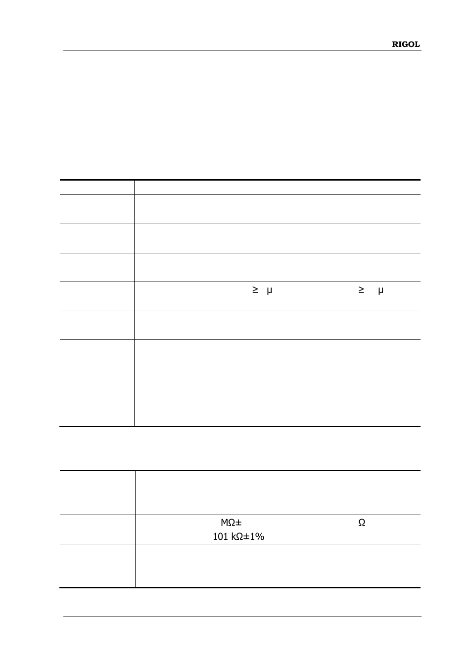 Specifications, Chapter 18 specifications -1, Chapter 18 specifications | RIGOL MSO/DS2000A Series User Manual | Page 299 / 317