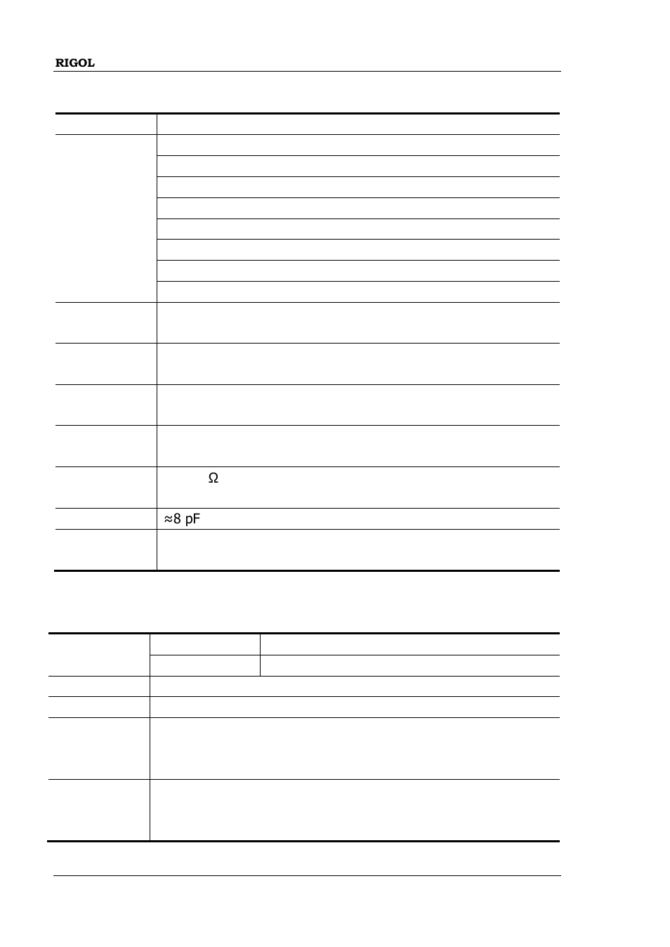 Vertical (digital channel), Trigger | RIGOL MSO/DS2000A Series User Manual | Page 302 / 317