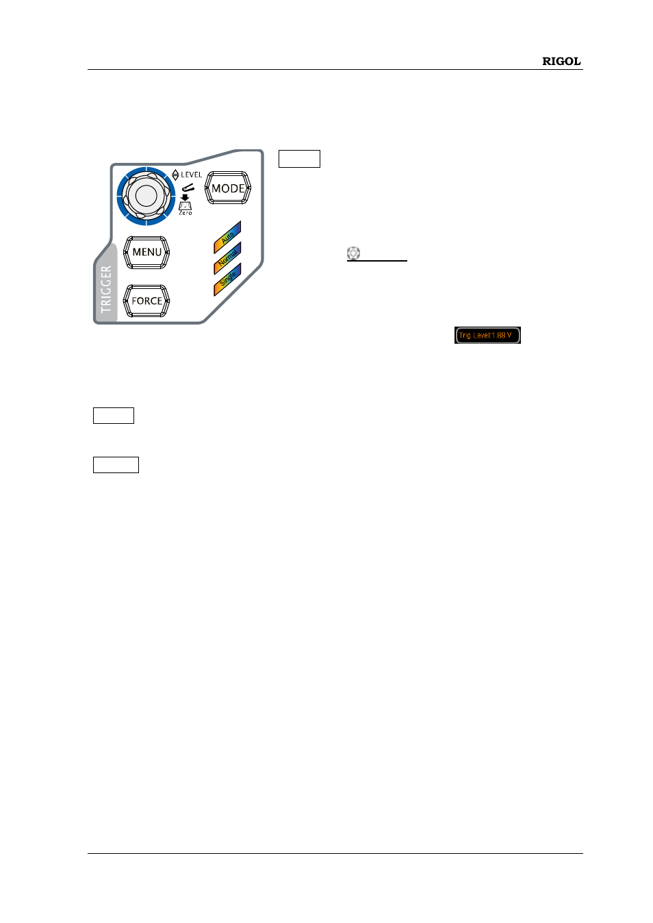 Trigger, Trigger -15 | RIGOL MSO/DS2000A Series User Manual | Page 43 / 317