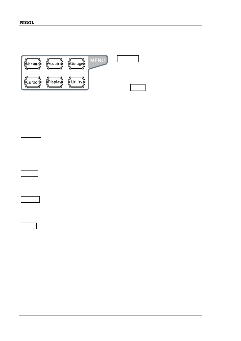 Menu, Menu -18 | RIGOL MSO/DS2000A Series User Manual | Page 46 / 317