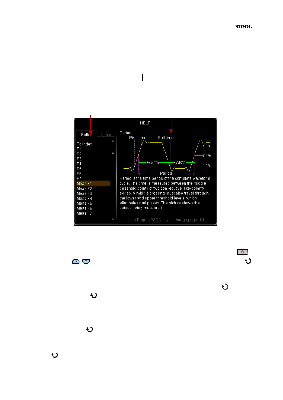 To use the built-in help system, To use the built-in help system -27 | RIGOL MSO/DS2000A Series User Manual | Page 55 / 317