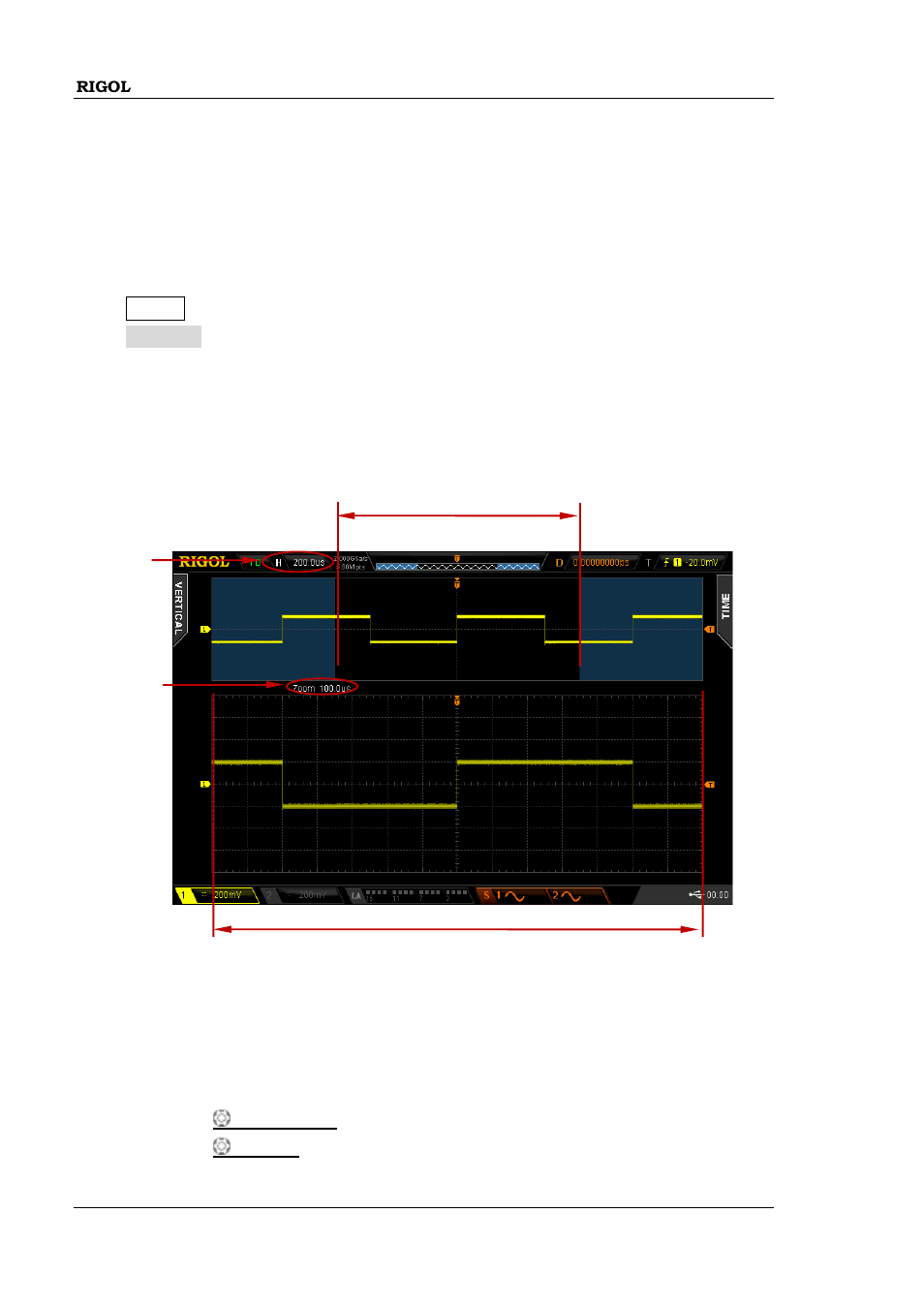 Delayed sweep, Delayed sweep -2 | RIGOL MSO/DS2000A Series User Manual | Page 68 / 317