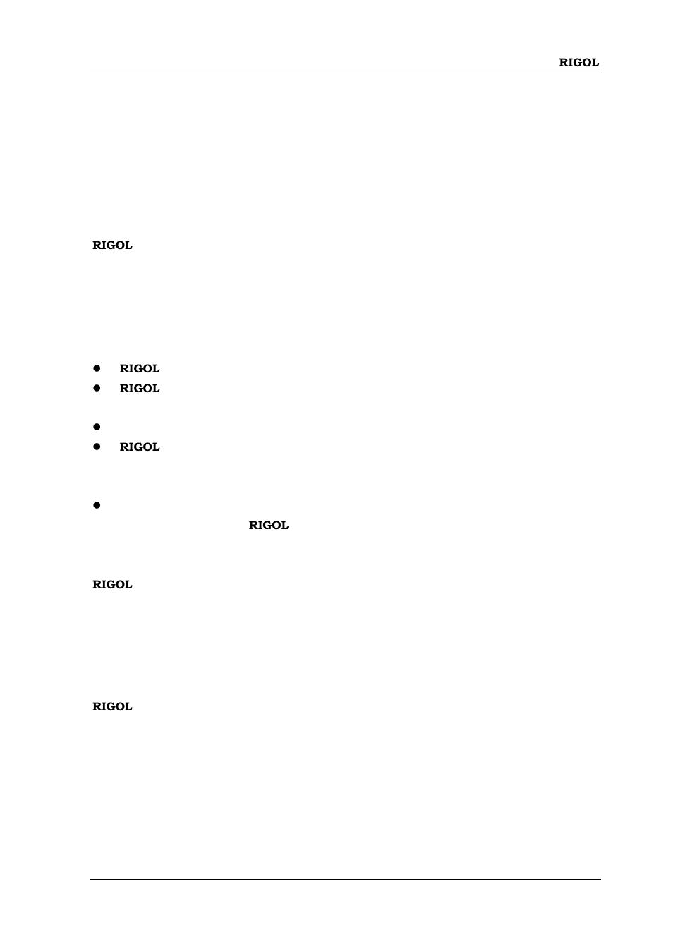 Guaranty and declaration | RIGOL MSO/DS2000A Series User Manual | Page 37 / 77