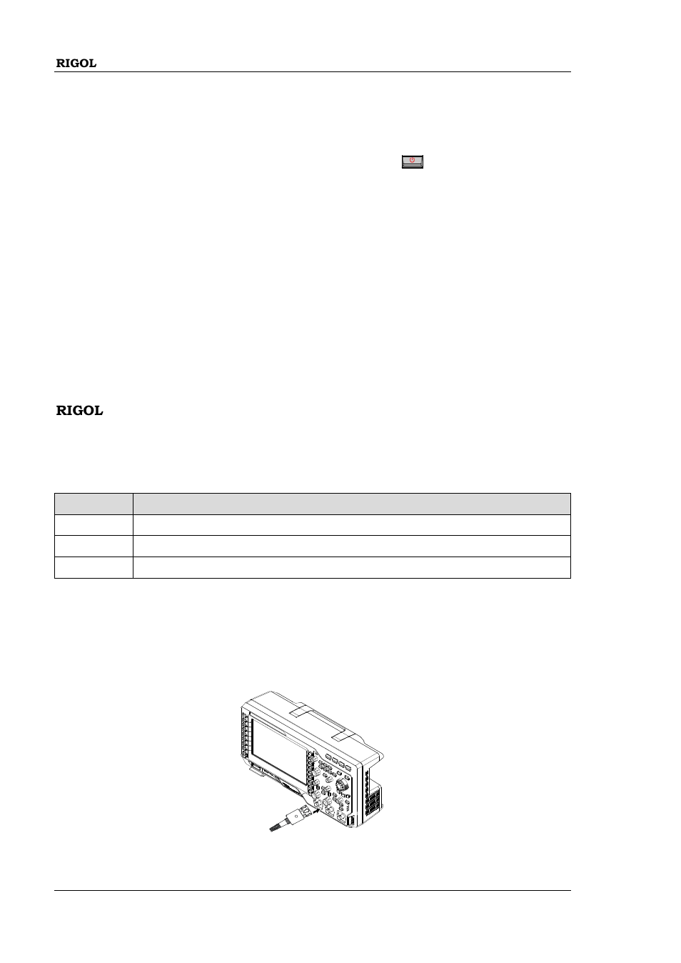 Power-on inspection, To connect the probe | RIGOL MSO/DS2000A Series User Manual | Page 54 / 77