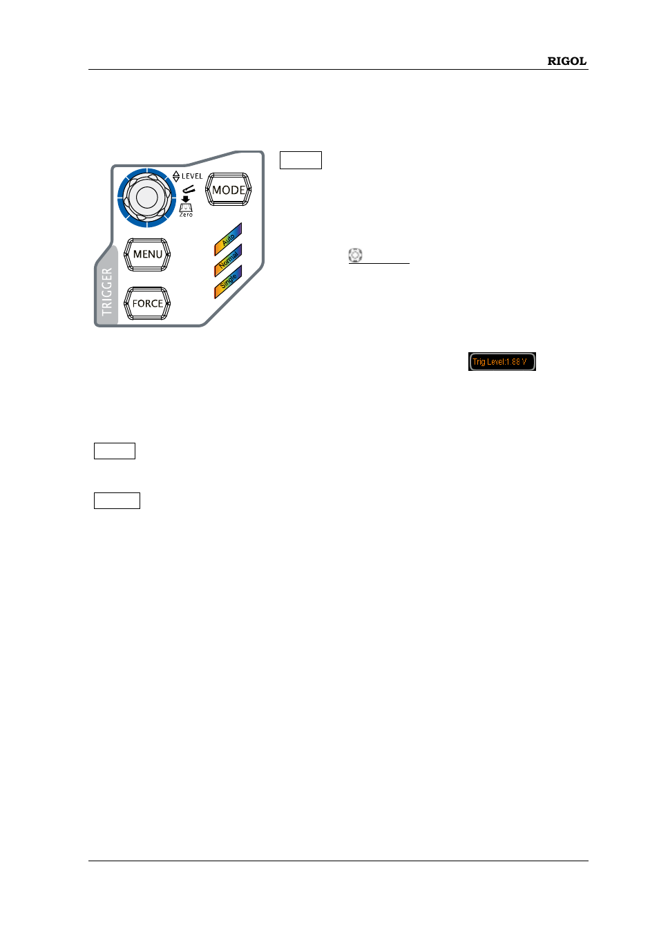 Trigger | RIGOL MSO/DS2000A Series User Manual | Page 63 / 77