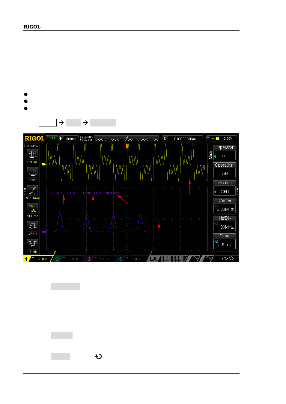 Fft -6 | RIGOL MSO/DS1000Z Series User Manual | Page 120 / 270