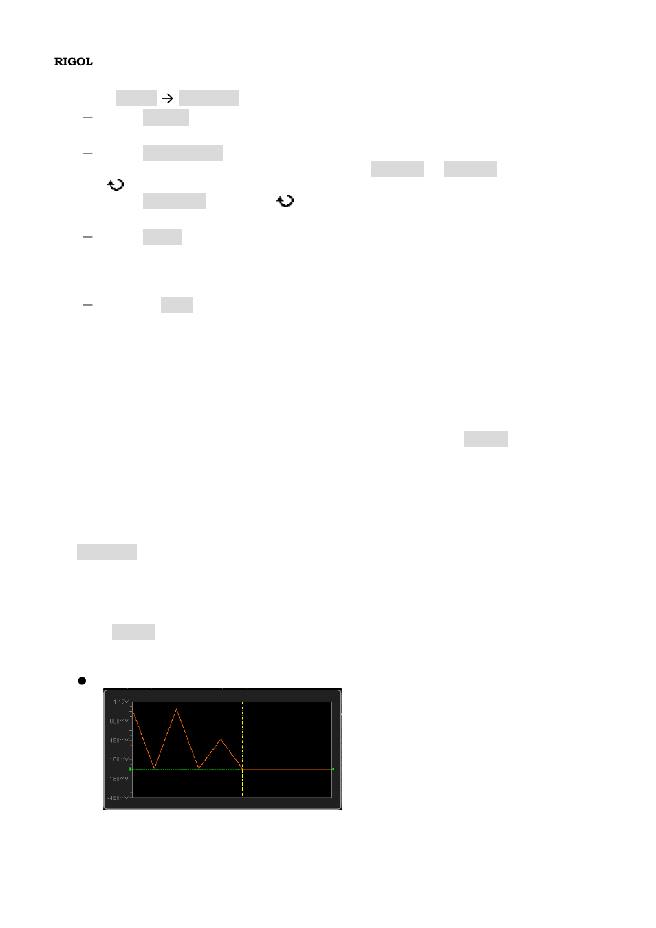 To create waveform, To create waveform -12, To create | Waveform | RIGOL MSO/DS1000Z Series User Manual | Page 208 / 270