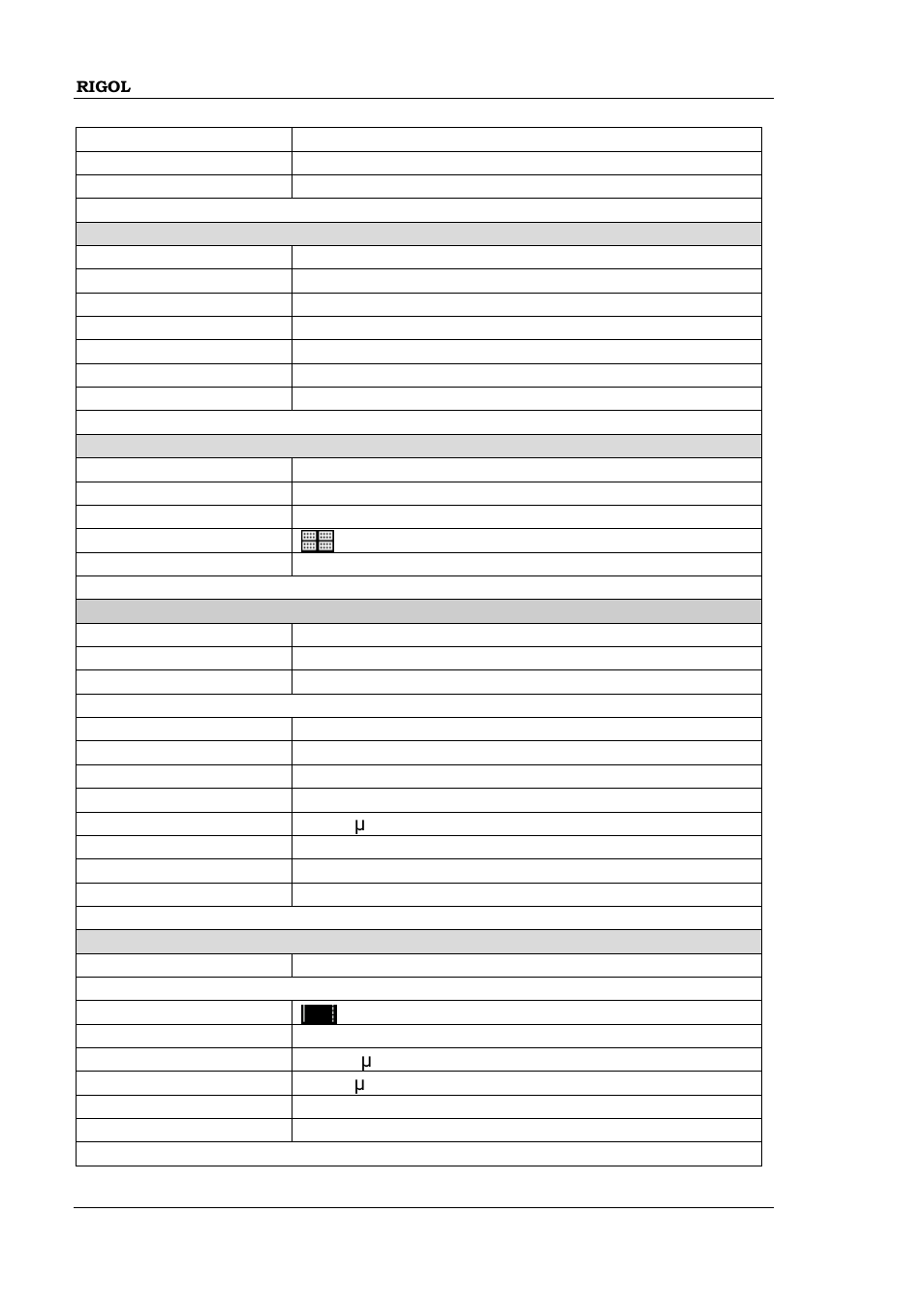 Trigger setting (trigger), Display setting (display), Signal source (source) | Cursor setting (cursor) | RIGOL MSO/DS1000Z Series User Manual | Page 226 / 270