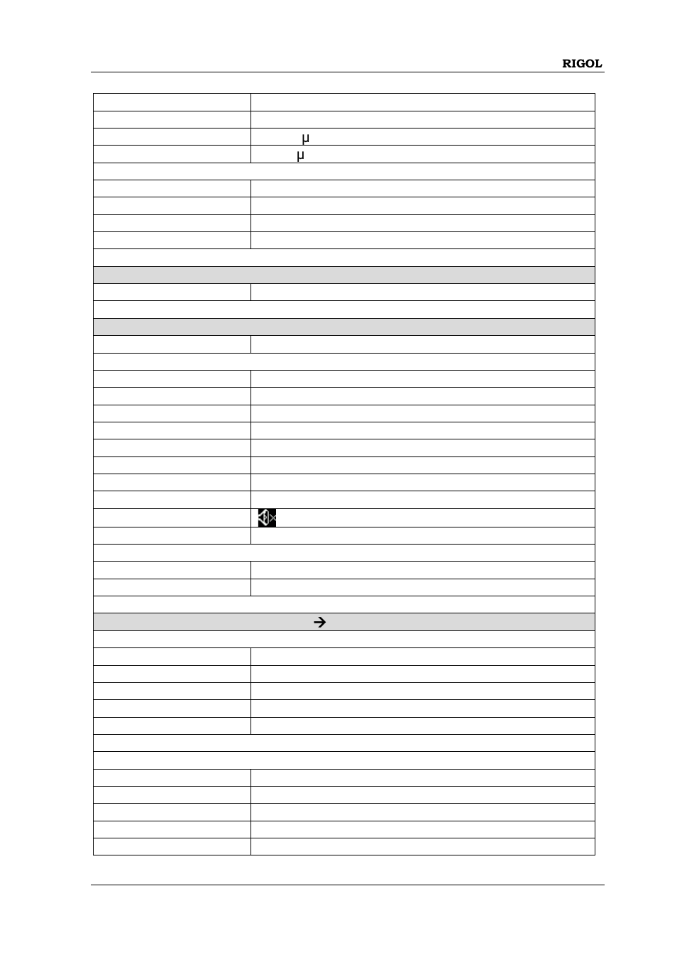 Storage setting (storage), Utility function setting (utility), Math operation setting (mathmath) | RIGOL MSO/DS1000Z Series User Manual | Page 227 / 270