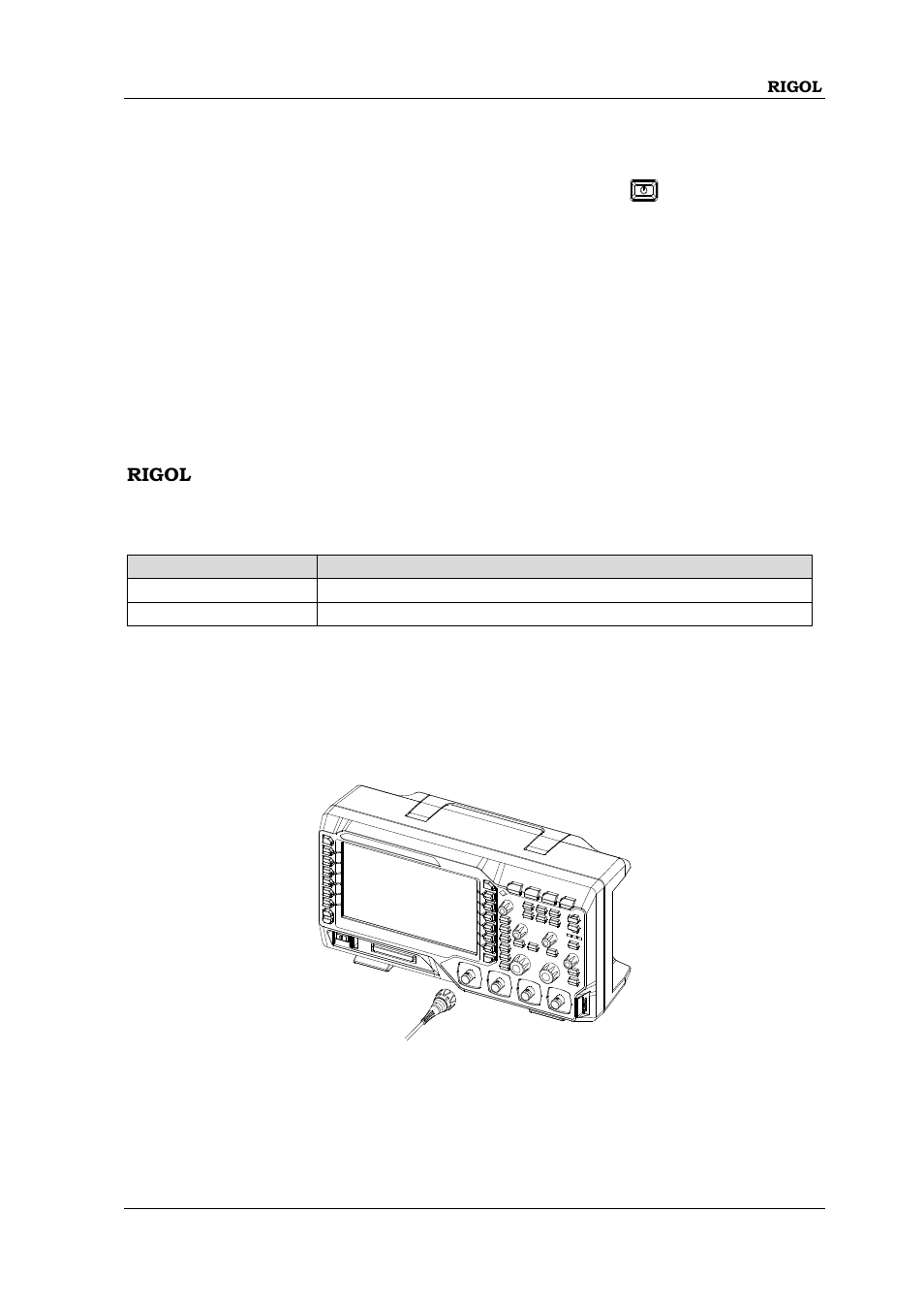 Power-on inspection, To connect the probe, Power-on inspection -5 | To connect the probe -5 | RIGOL MSO/DS1000Z Series User Manual | Page 31 / 270