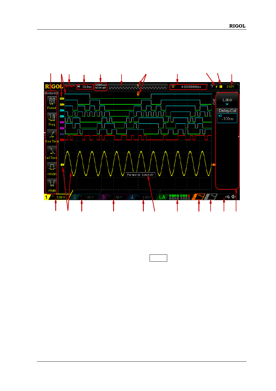 User interface, User interface -19 | RIGOL MSO/DS1000Z Series User Manual | Page 45 / 270