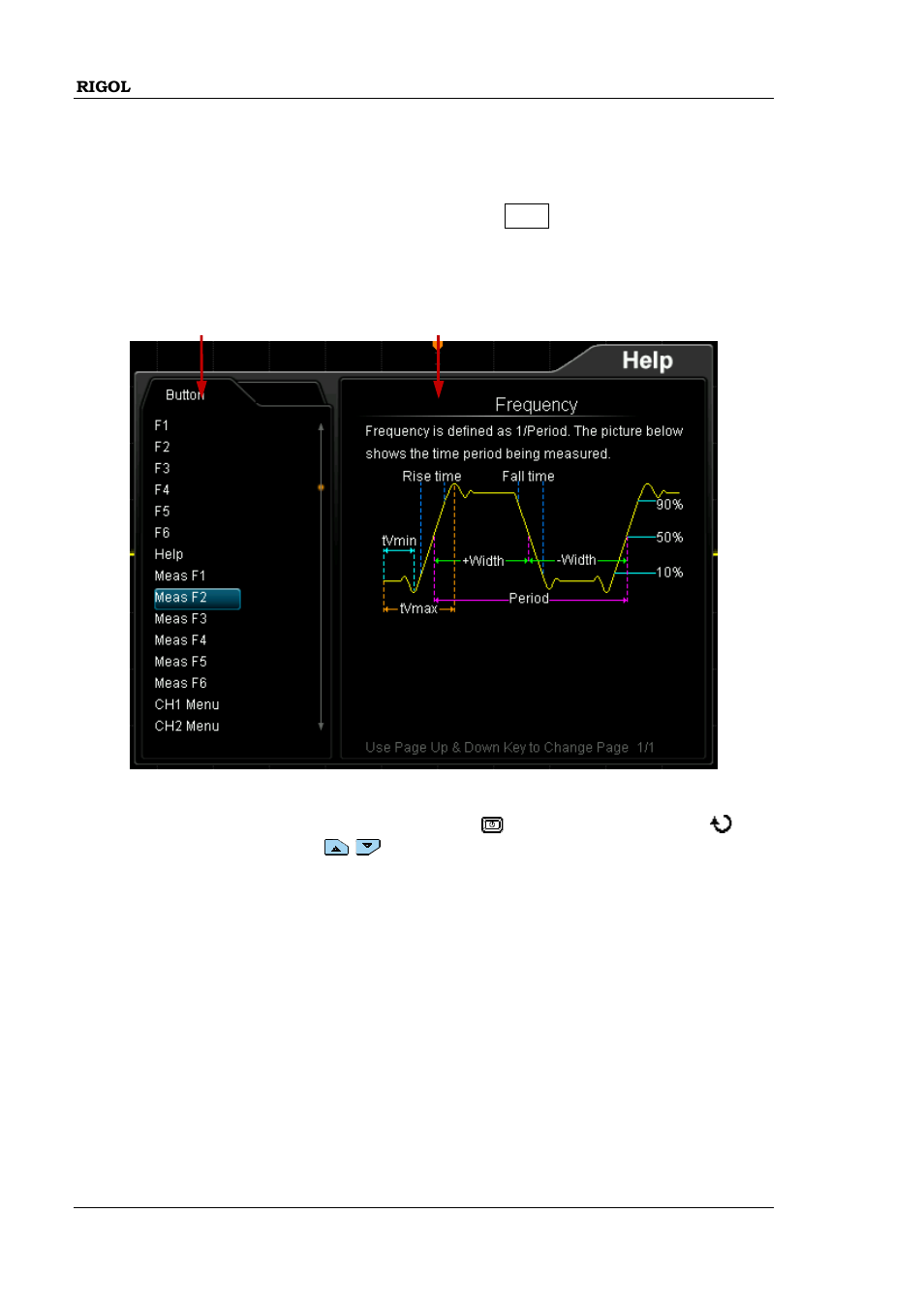 To use the built-in help system, To use the built-in help system -26 | RIGOL MSO/DS1000Z Series User Manual | Page 52 / 270