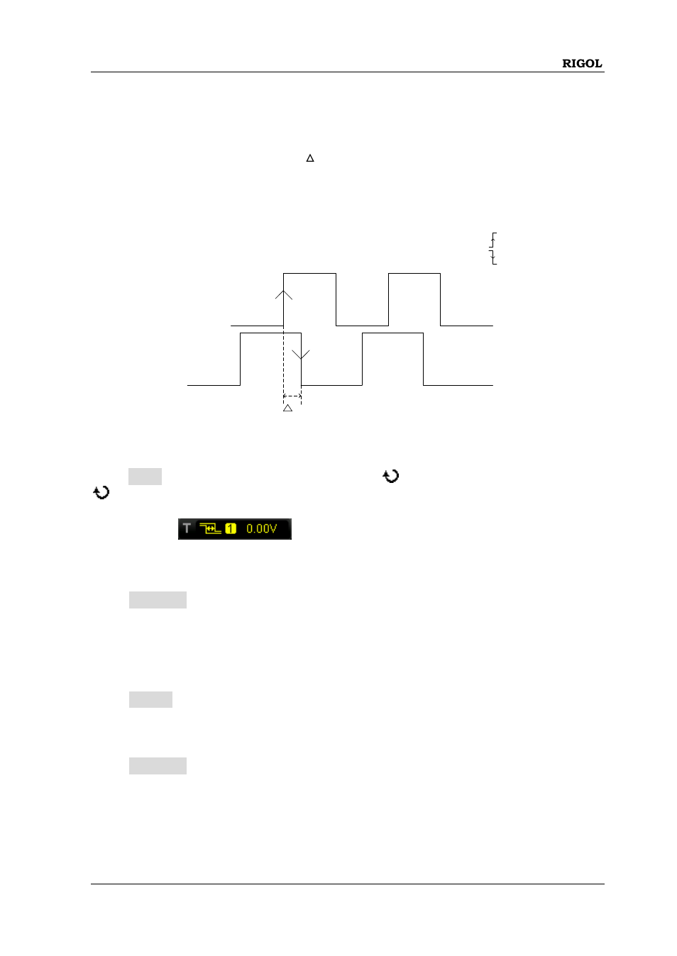 Delay trigger (option), Delay trigger (option) -25 | RIGOL MSO/DS1000Z Series User Manual | Page 99 / 270