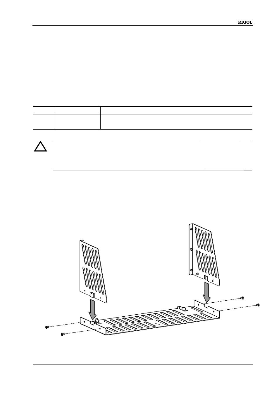 Installation instructions, Installation tools, Installation procedures | RIGOL DS1000B User Manual | Page 6 / 9