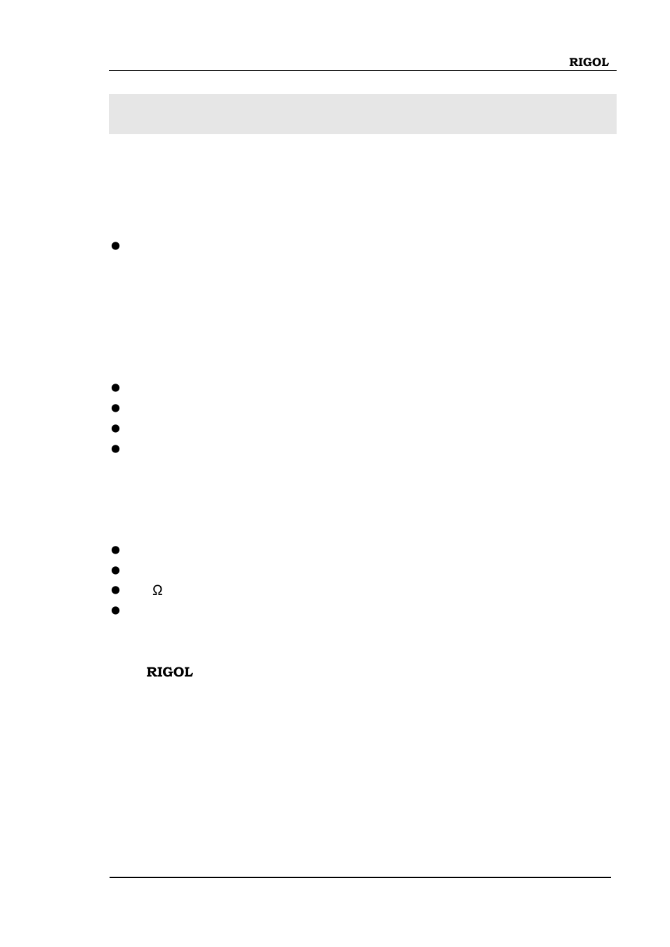 Appendixes, Appendix a: ds1000b series accessories, Chapter 6 appendixes -1 | Appendix a: ds1000b series accessories -1, Chapter 6 appendixes | RIGOL DS1000B User Manual | Page 161 / 166