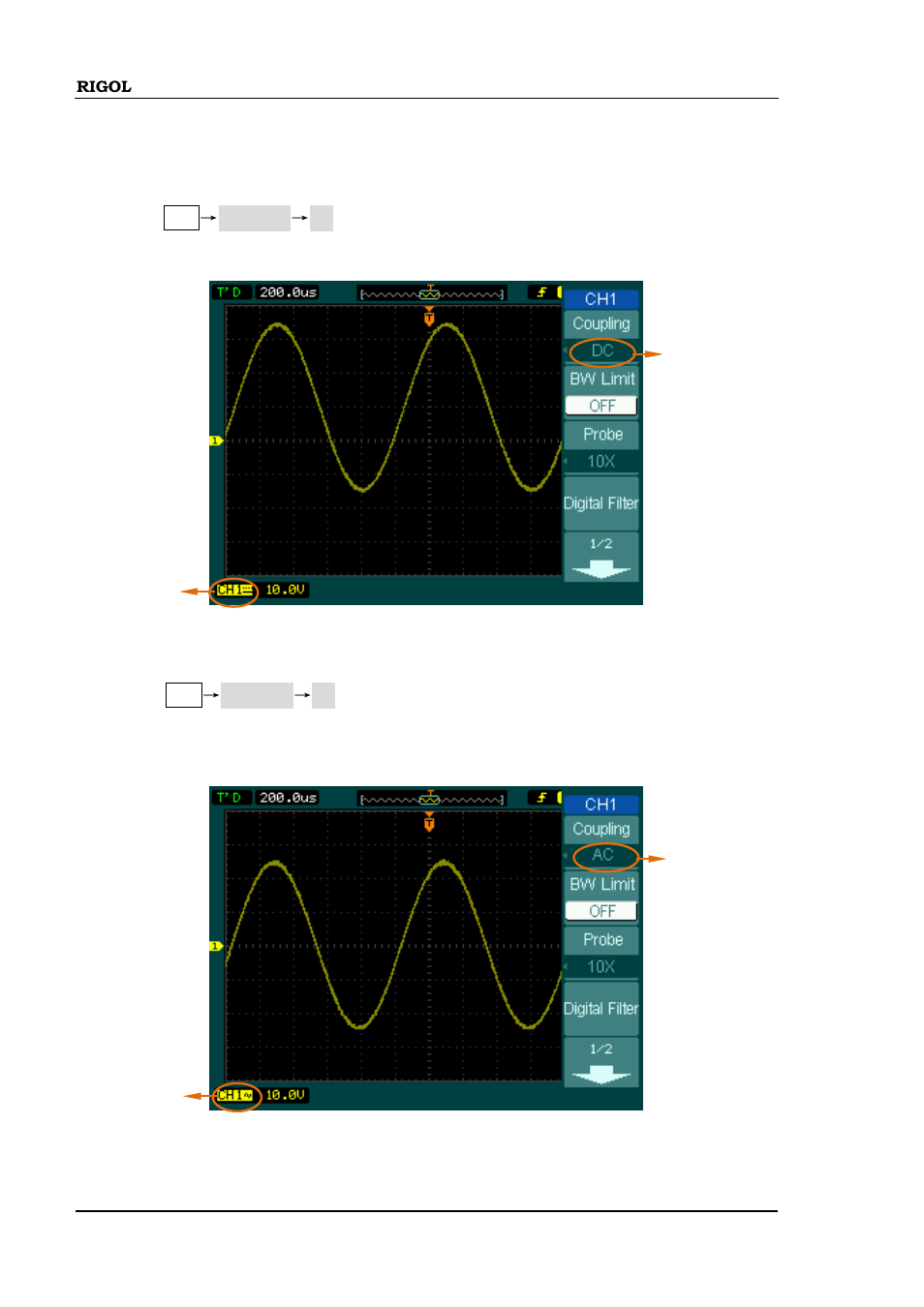 RIGOL DS1000B User Manual | Page 36 / 166