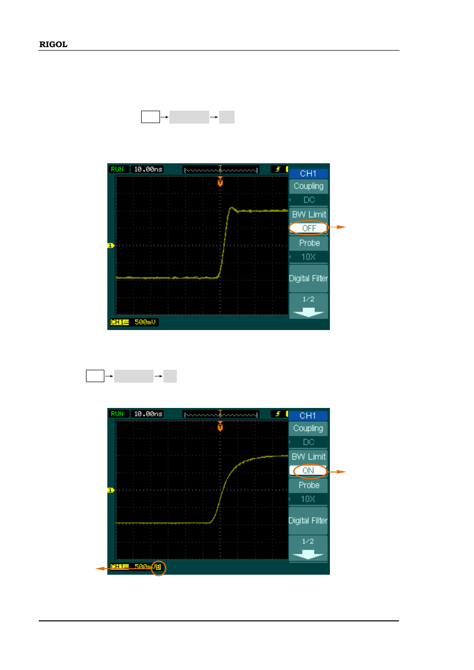 RIGOL DS1000B User Manual | Page 38 / 166