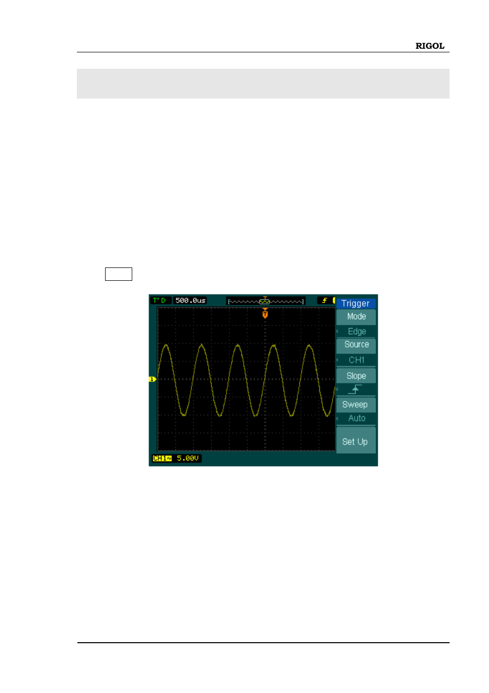 To set up the trigger system, To set up the trigger system -33 | RIGOL DS1000B User Manual | Page 63 / 166