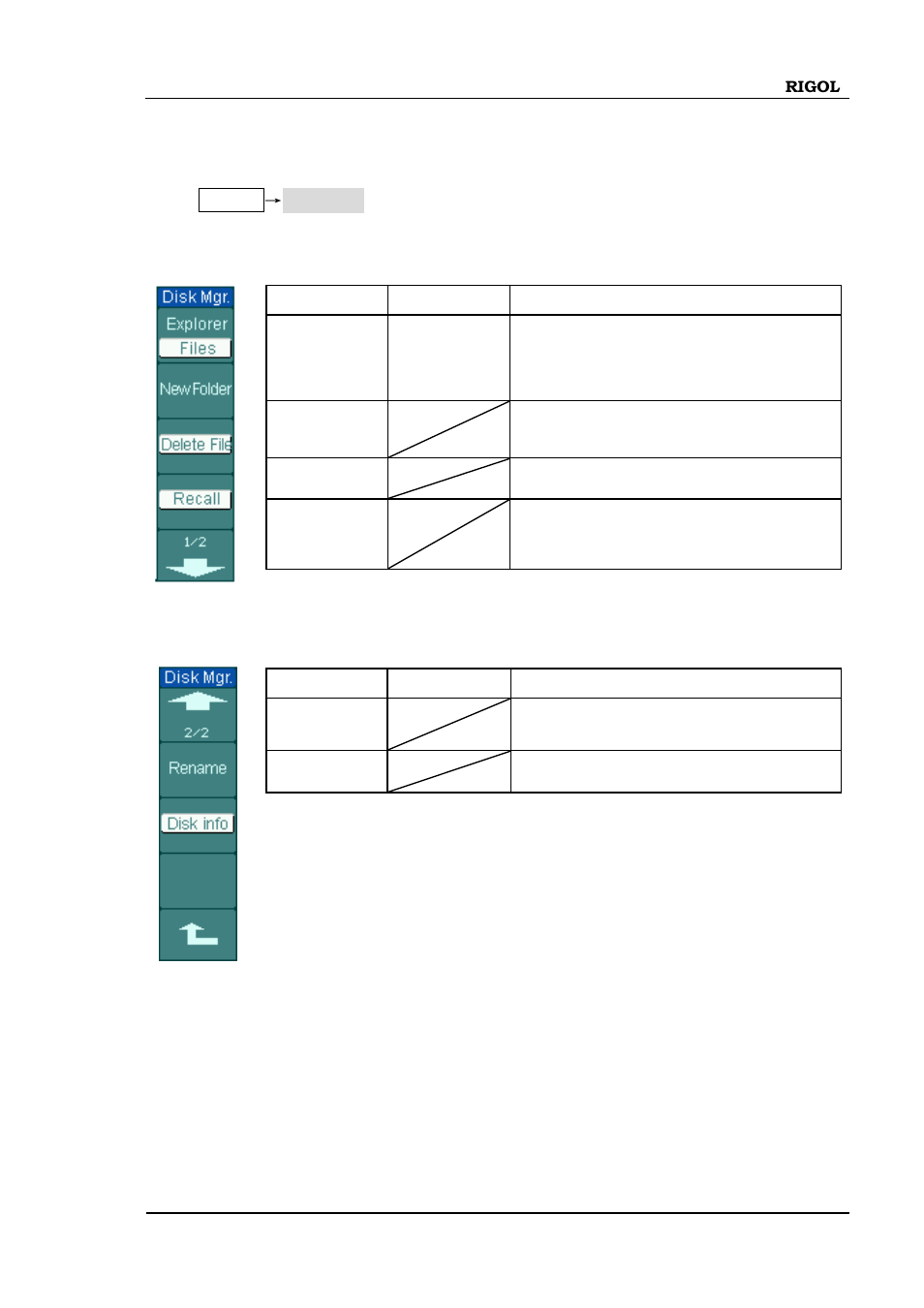 Disk management | RIGOL DS1000B User Manual | Page 93 / 166