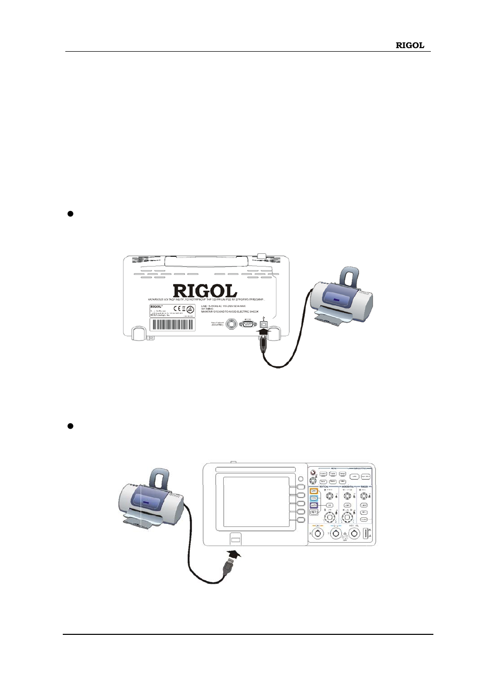 Print setting | RIGOL DS1000D User Manual | Page 109 / 166