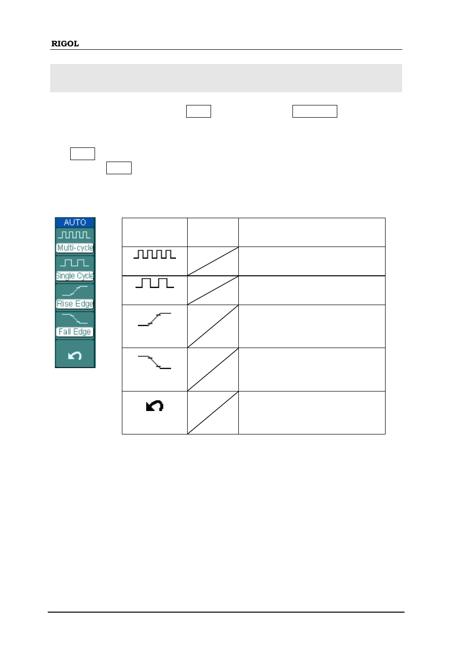 To use run control buttons, To use run control buttons -102 | RIGOL DS1000D User Manual | Page 132 / 166