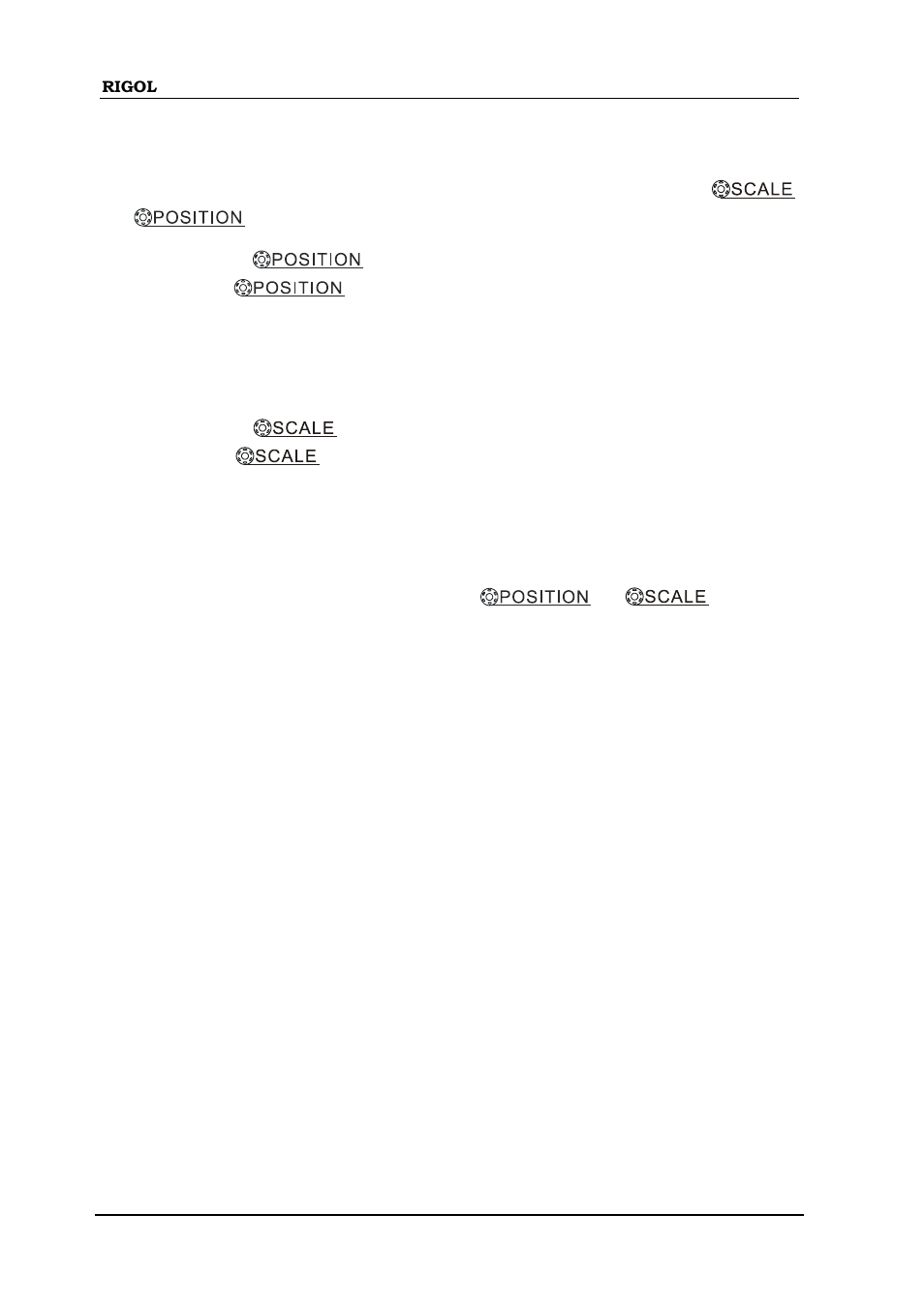 Set up vertical position and scale | RIGOL DS1000D User Manual | Page 56 / 166