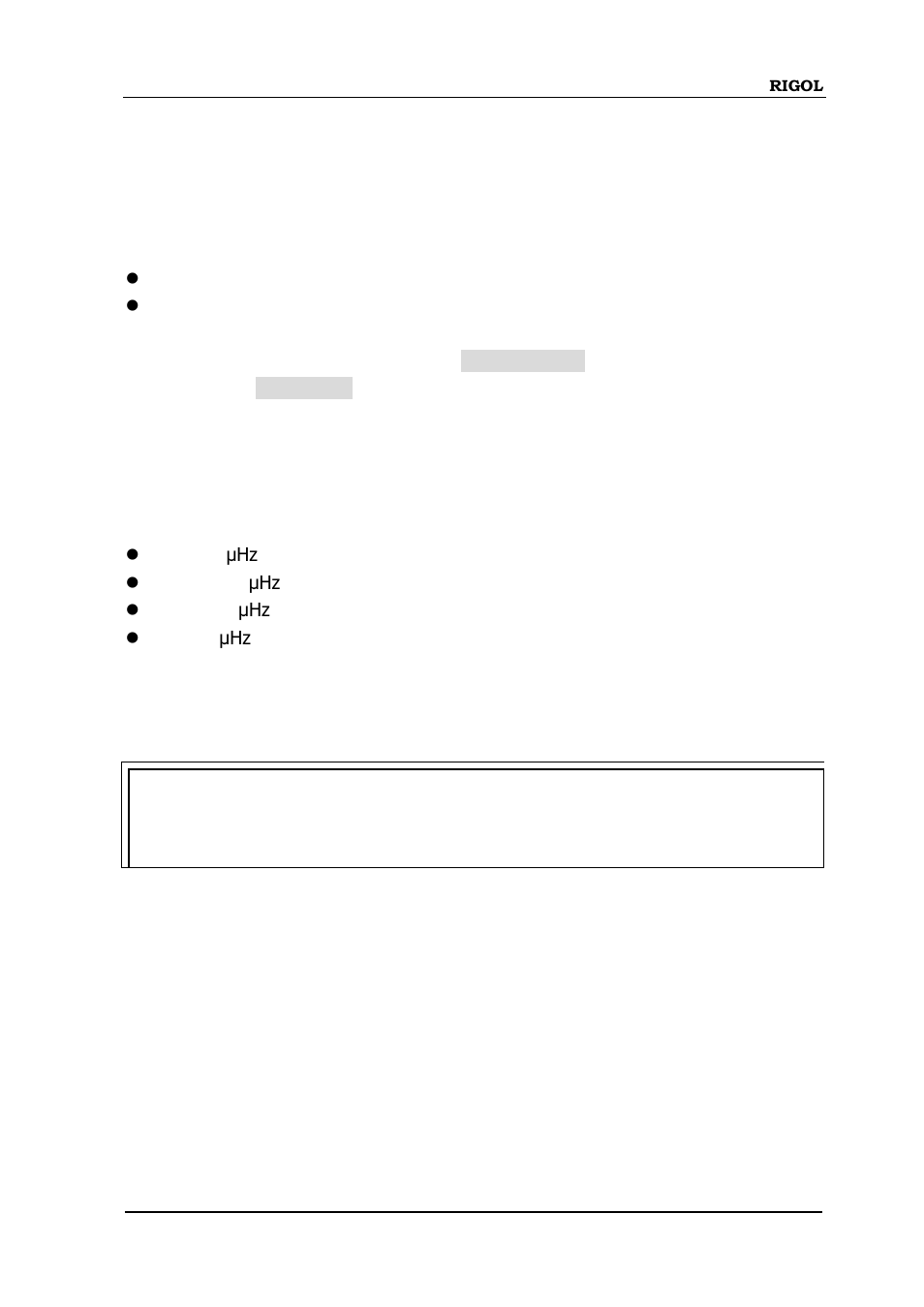 Center frequency and frequency span, Center frequency and frequency span -3 | RIGOL DG5000 Series User Manual | Page 115 / 224