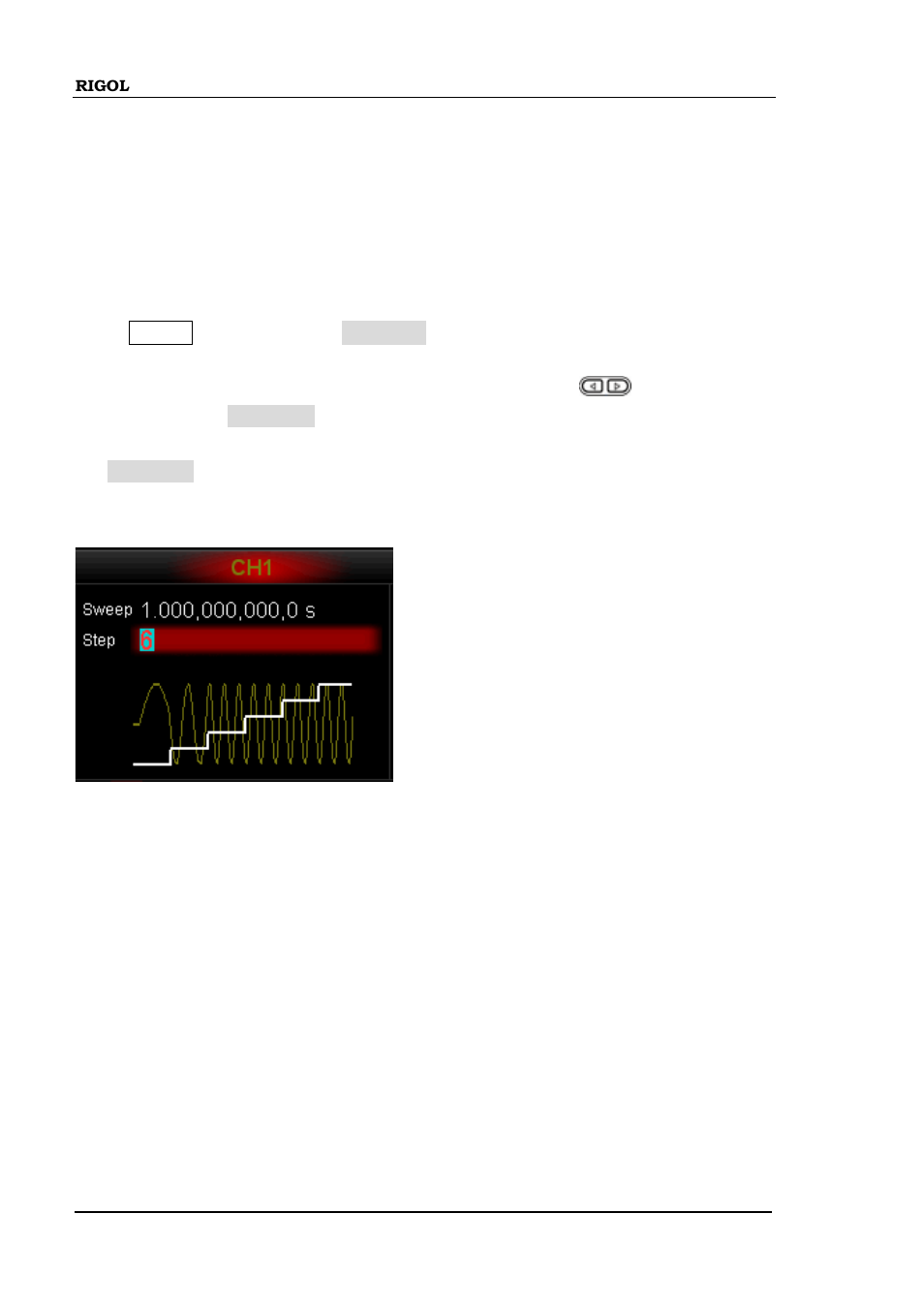 Step sweep, Step sweep -6 | RIGOL DG5000 Series User Manual | Page 118 / 224