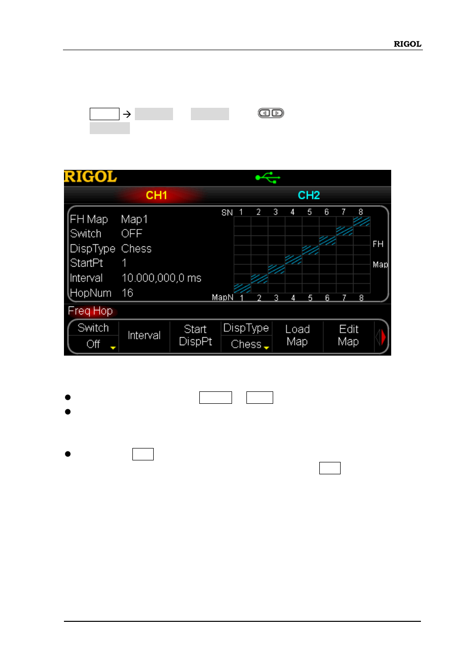 To enable fh function, To enable fh function -3 | RIGOL DG5000 Series User Manual | Page 133 / 224