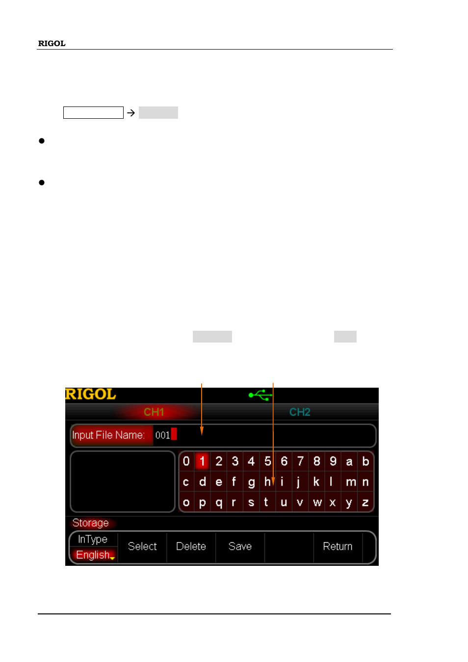 To select browser type, To save a file, To select browser type -4 to save a file -4 | RIGOL DG5000 Series User Manual | Page 144 / 224