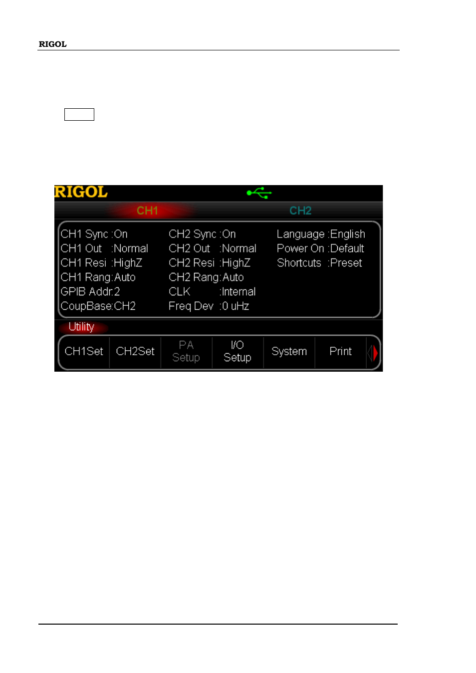 Advanced operation overview, Advanced operation overview -2 | RIGOL DG5000 Series User Manual | Page 152 / 224