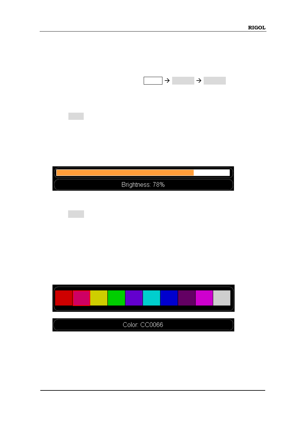 Display setting, Display setting -17 | RIGOL DG5000 Series User Manual | Page 167 / 224