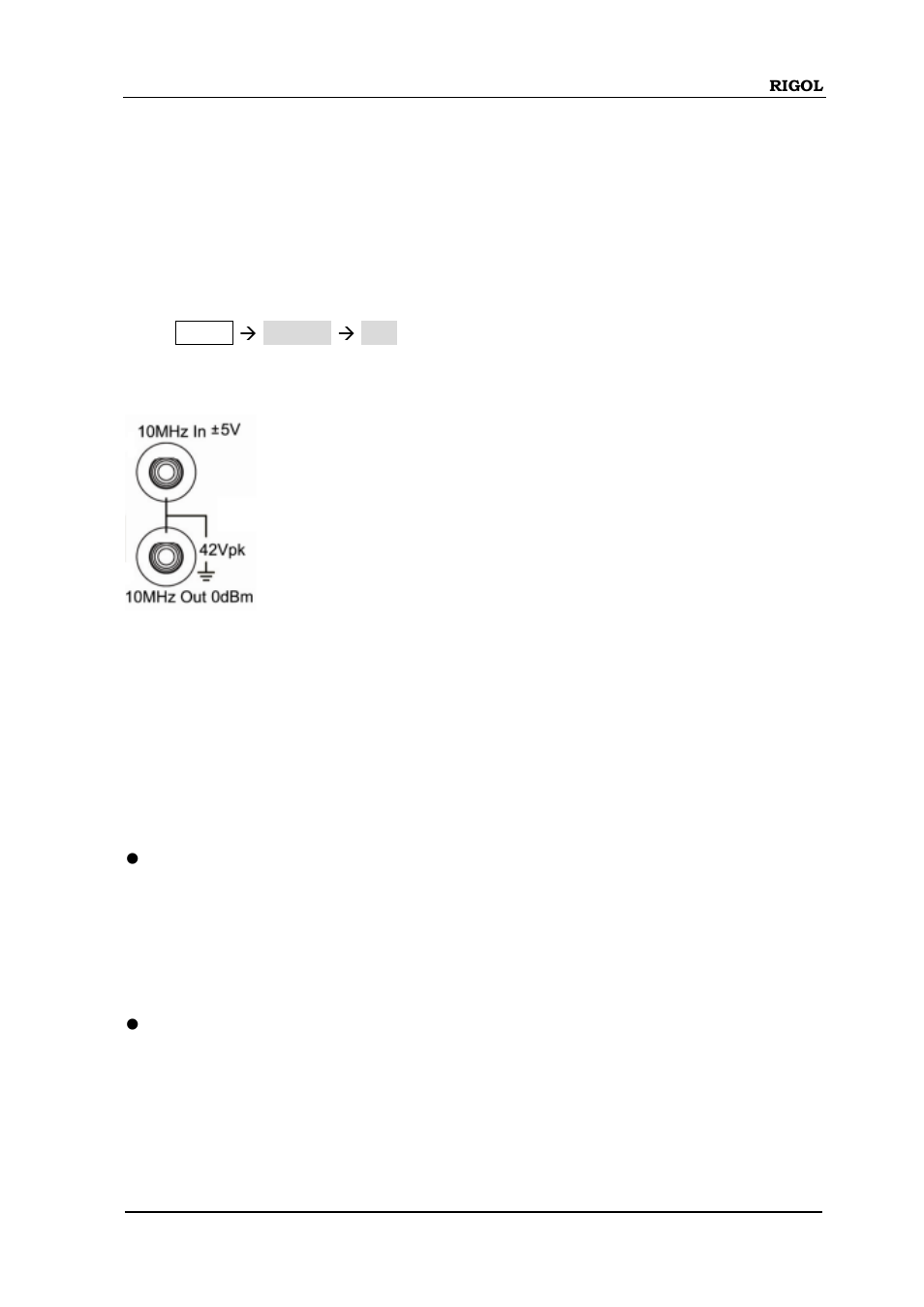 Clock source setting, Clock source setting -19 | RIGOL DG5000 Series User Manual | Page 169 / 224